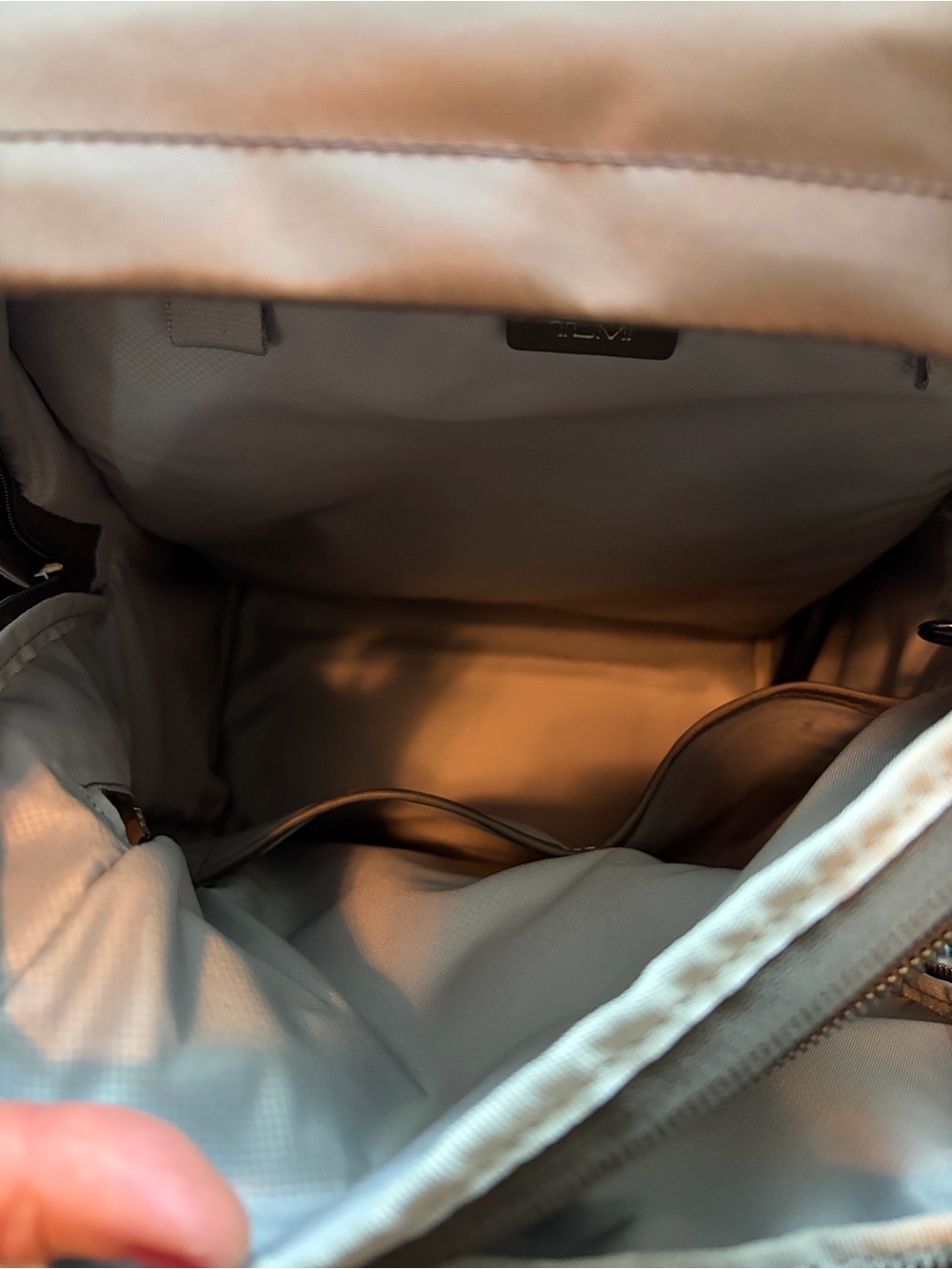 Tumi Voyageur Celina Large Backpack – Sleek Everyday Carry (Mink color) - Picture 7 of 12